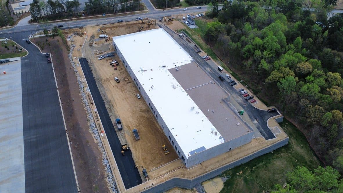 HD Grading active job site with heavy equipment